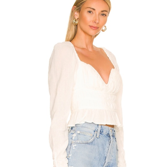 FREE PEOPLE | Aurora Long Sleeve Top M - Picture 9 of 10